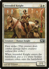 Cavaleiro Acompanhado / Attended Knight - Magic: The Gathering - MoxLand